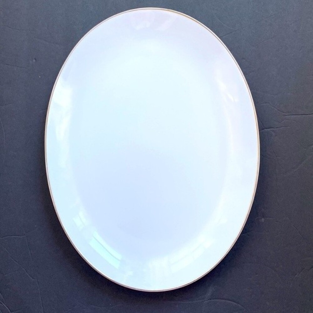 Mikasa Narumi Fine China Oval Serving Plate Tray Japan Regal 5536 White